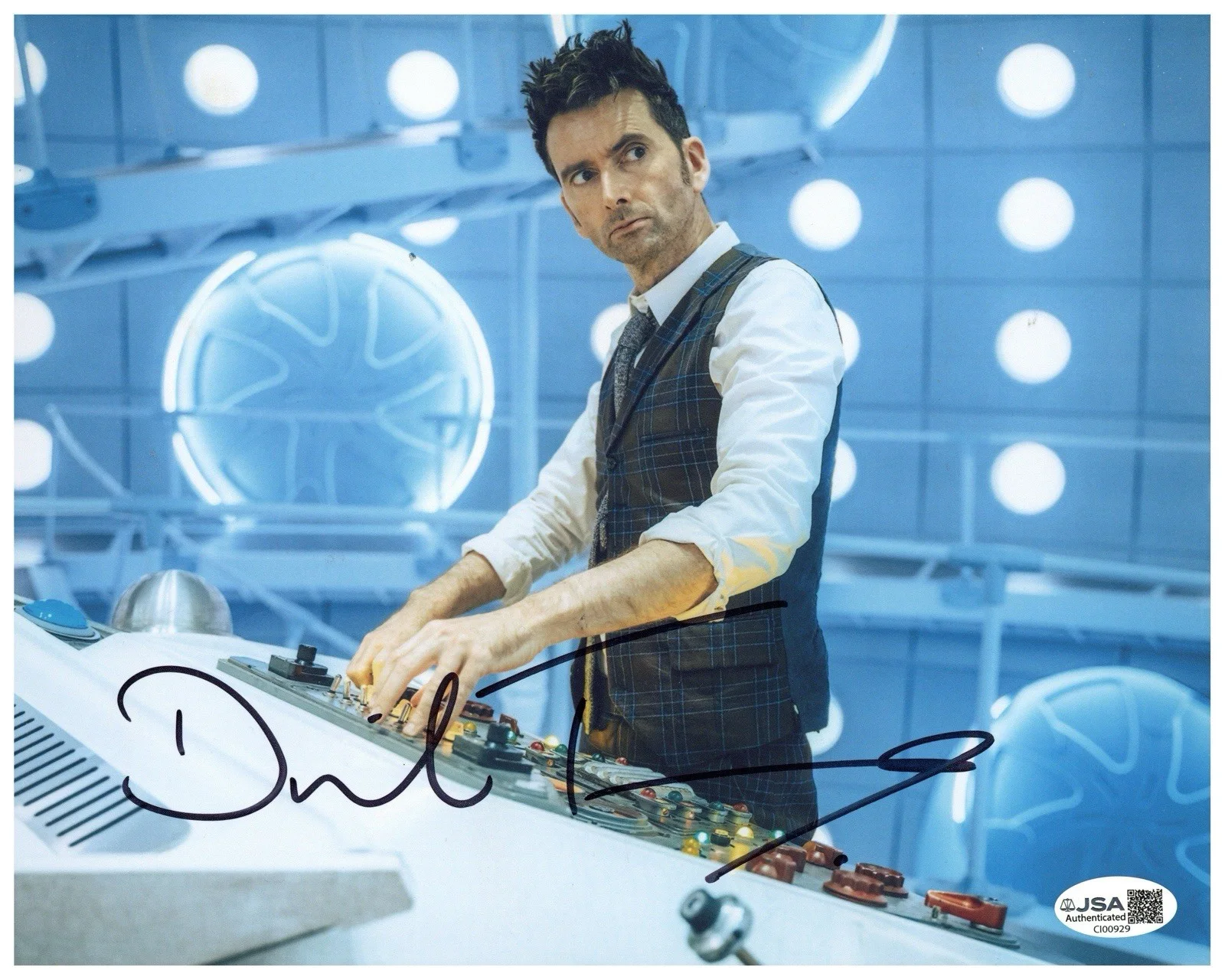 David Tennant — DAVID TENNANT SIGNED TENTH DOCTOR 8X10 PHOTO DOCTOR WHO JSA COA 2