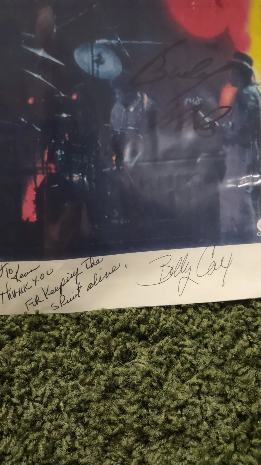 Jimi Hendrix Related - Band Of Gypsys Picture Signed By Billy Cox And B Miles, изображение 2
