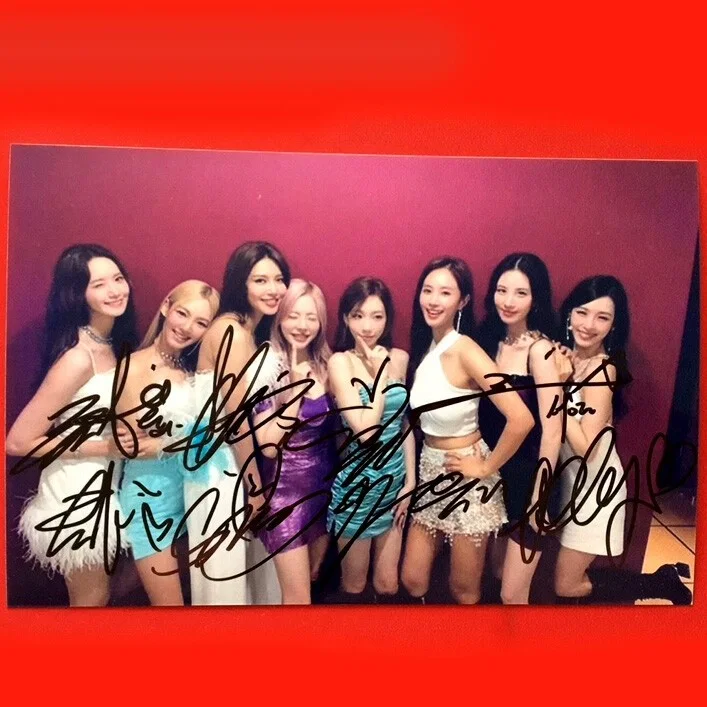 Girls Generation — Girls' Generation Autographed Photo FOREVER all members hand signed photo_RARE, изображение 4
