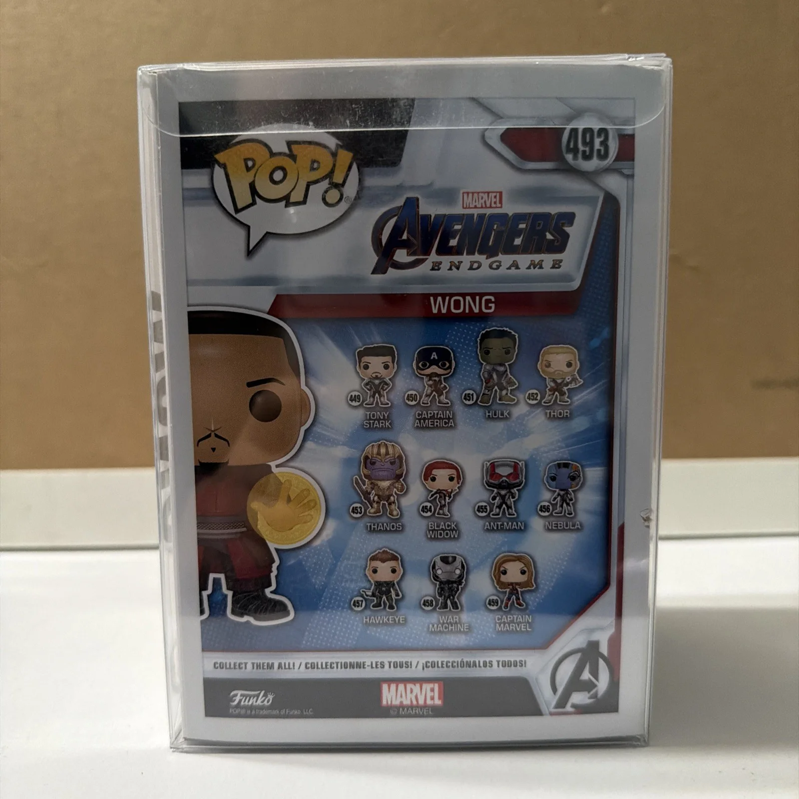 Benedict Wong Signed Autographed Avengers Endgame Funko Pop 493 JSA CO, изображение 3