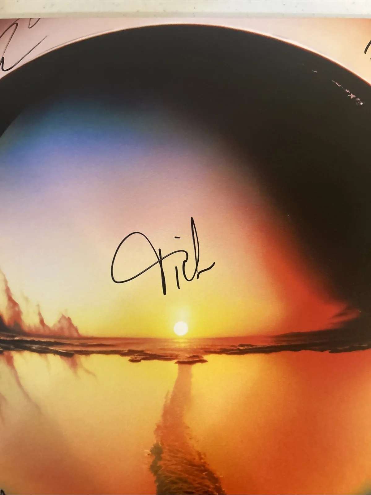 CAGE THE ELEPHANT SIGNED AUTOGRAPH VINYL ALBUM ACOA NEON PILL RECORD LP, image 4