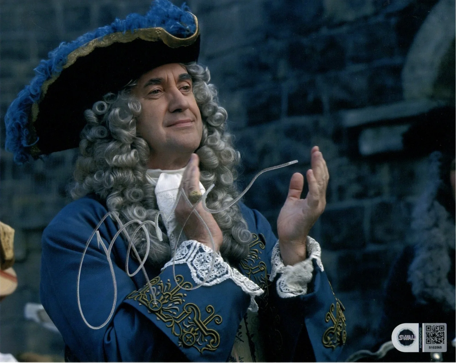 jonathan pryce — Jonathan Pryce Signed 8x10 Photo Pirates Of The Carribean Weatherby Swann SWAU
