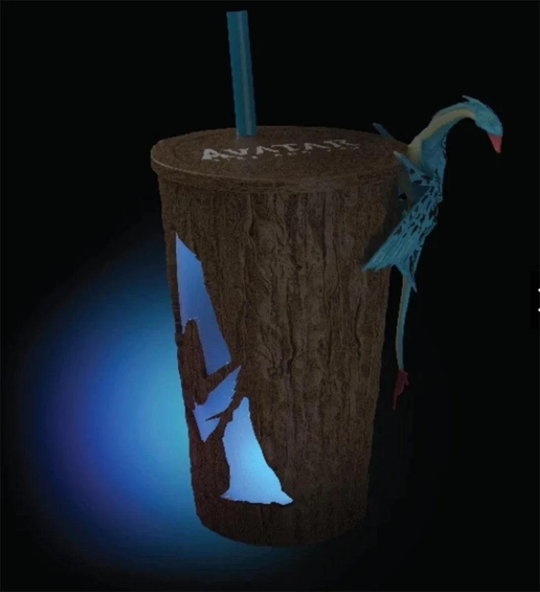 Odeon Cinema Exclusive Avatar 3 Fire & Ash light up Banshee Cup, image 3