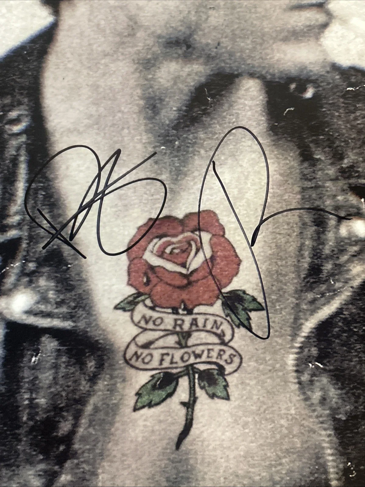 THE BLACK KEYS SIGNED AUTOGRAPH VINYL ACOA NO RAIN NO FLOWERS RECORD LP, изображение 4