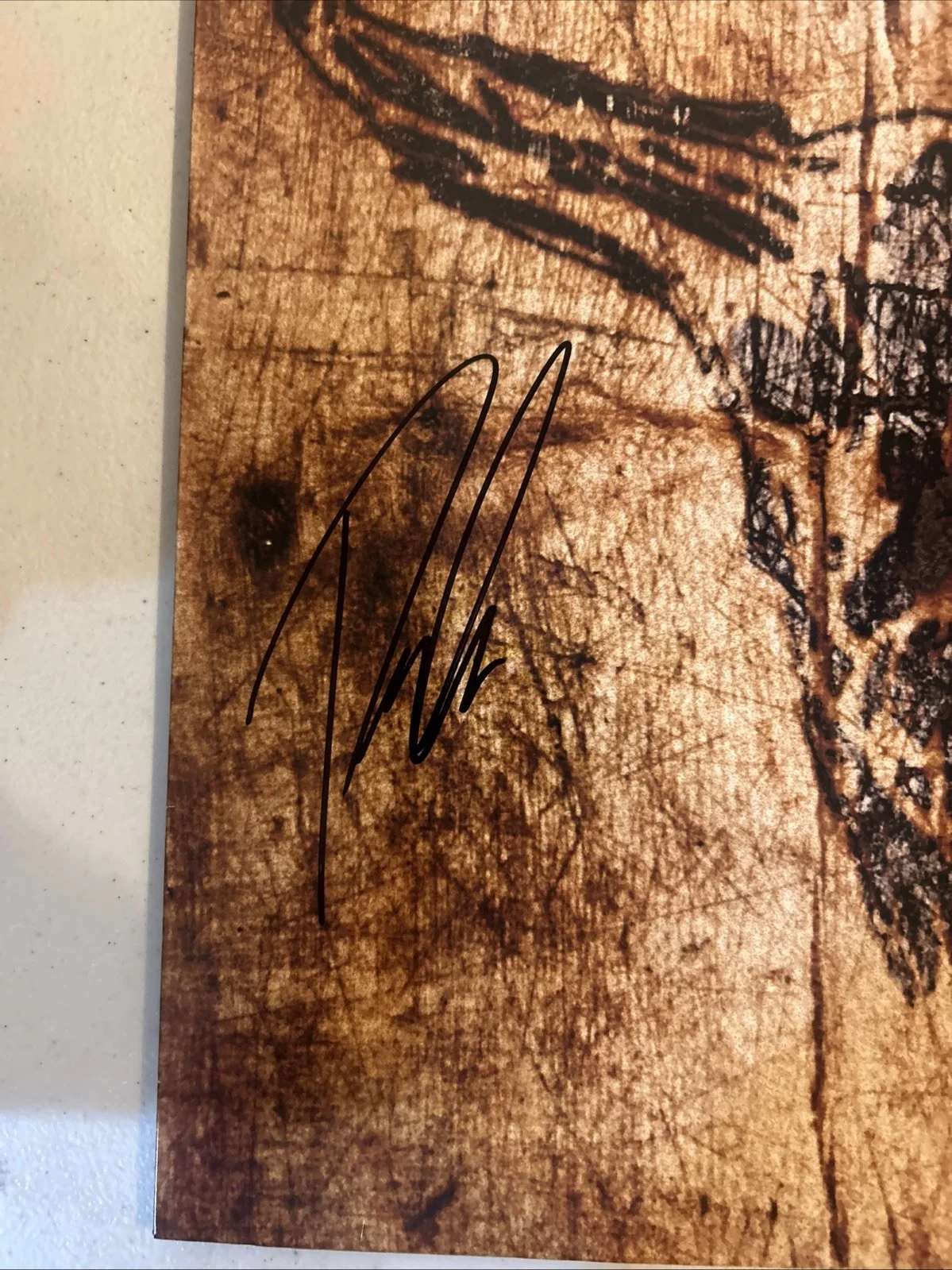 UPON A BURNING BODY SIGNED AUTOGRAPH VINYL ALBUM ACOA SOUTHERN HOSTILITY RECORD, изображение 3