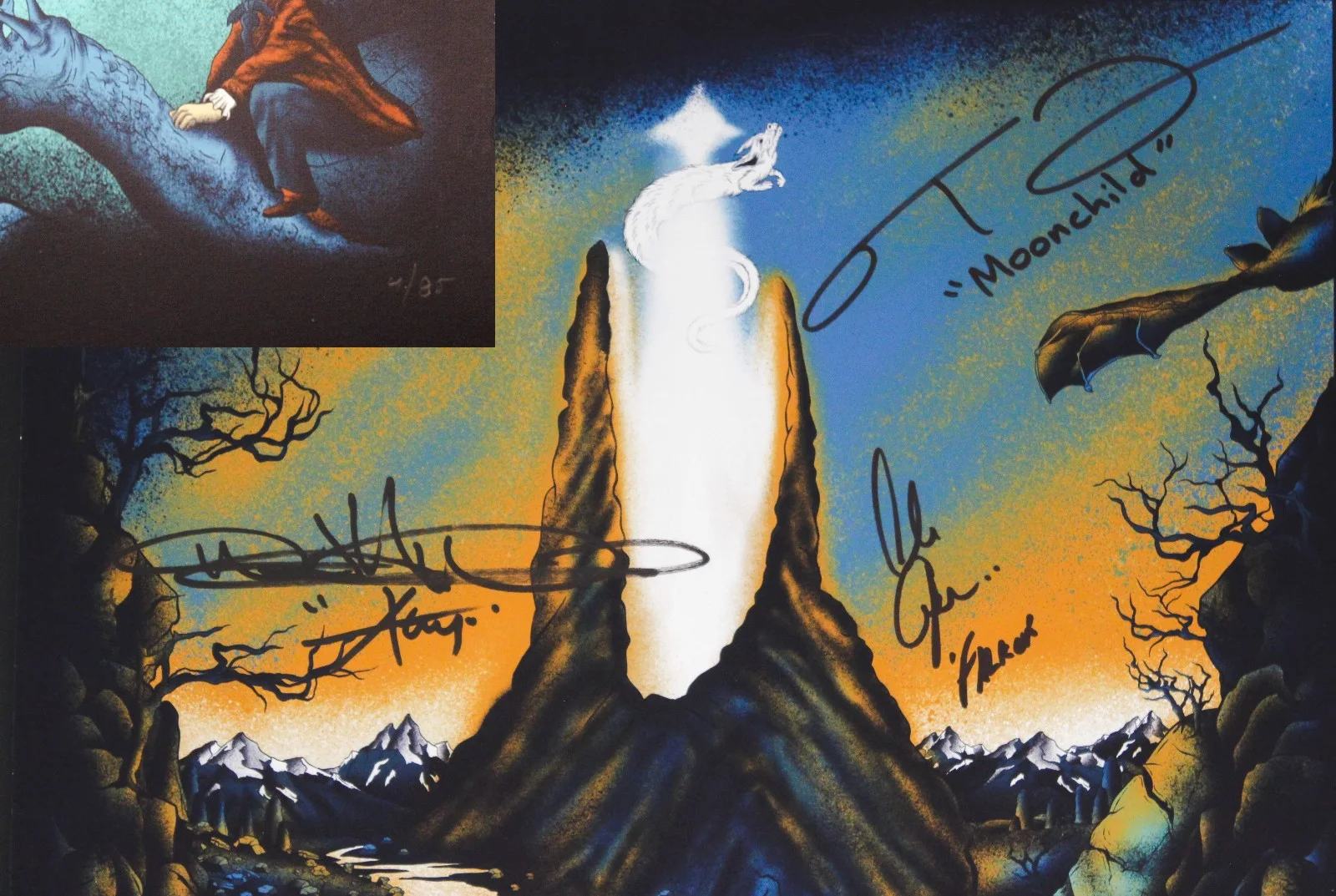 Noah Hathaway Alan Opp, Tami S, The Neverending Story 18x24" Print SIGNED ACOA, image 3