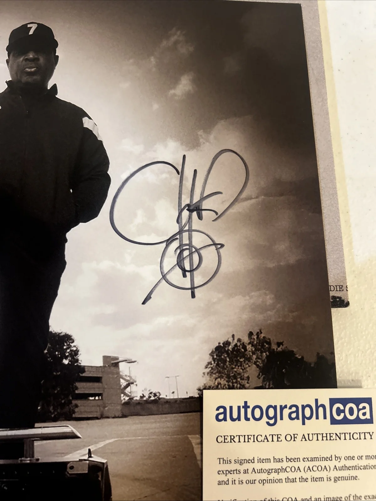 CHUCK D PUBLIC ENEMY SIGNED AUTOGRAPH VINYL ALBUM INSERT ACOA RADIO ARMAGEDDON, изображение 3