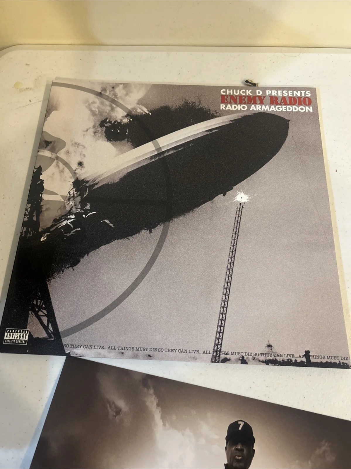 CHUCK D PUBLIC ENEMY SIGNED AUTOGRAPH VINYL ALBUM INSERT ACOA RADIO ARMAGEDDON, изображение 5