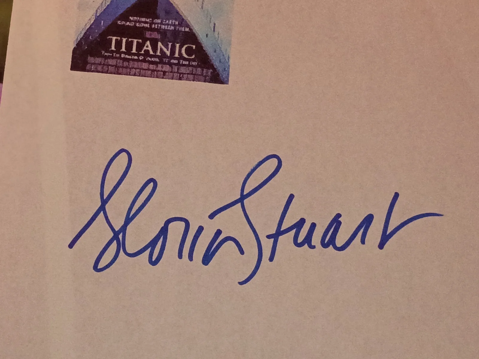 Gloria Stuart — Gloria Stuart TITANIC set Of (2) Hand Signed Autographs On Paper, изображение 2