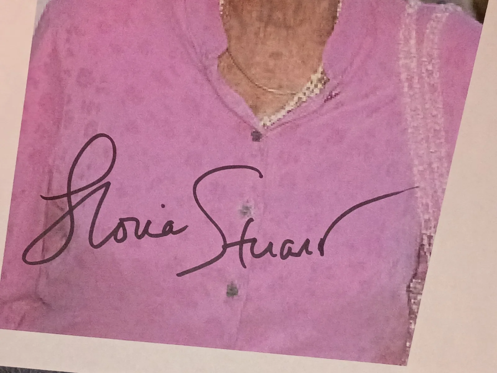 Gloria Stuart — Gloria Stuart TITANIC set Of (2) Hand Signed Autographs On Paper, изображение 3