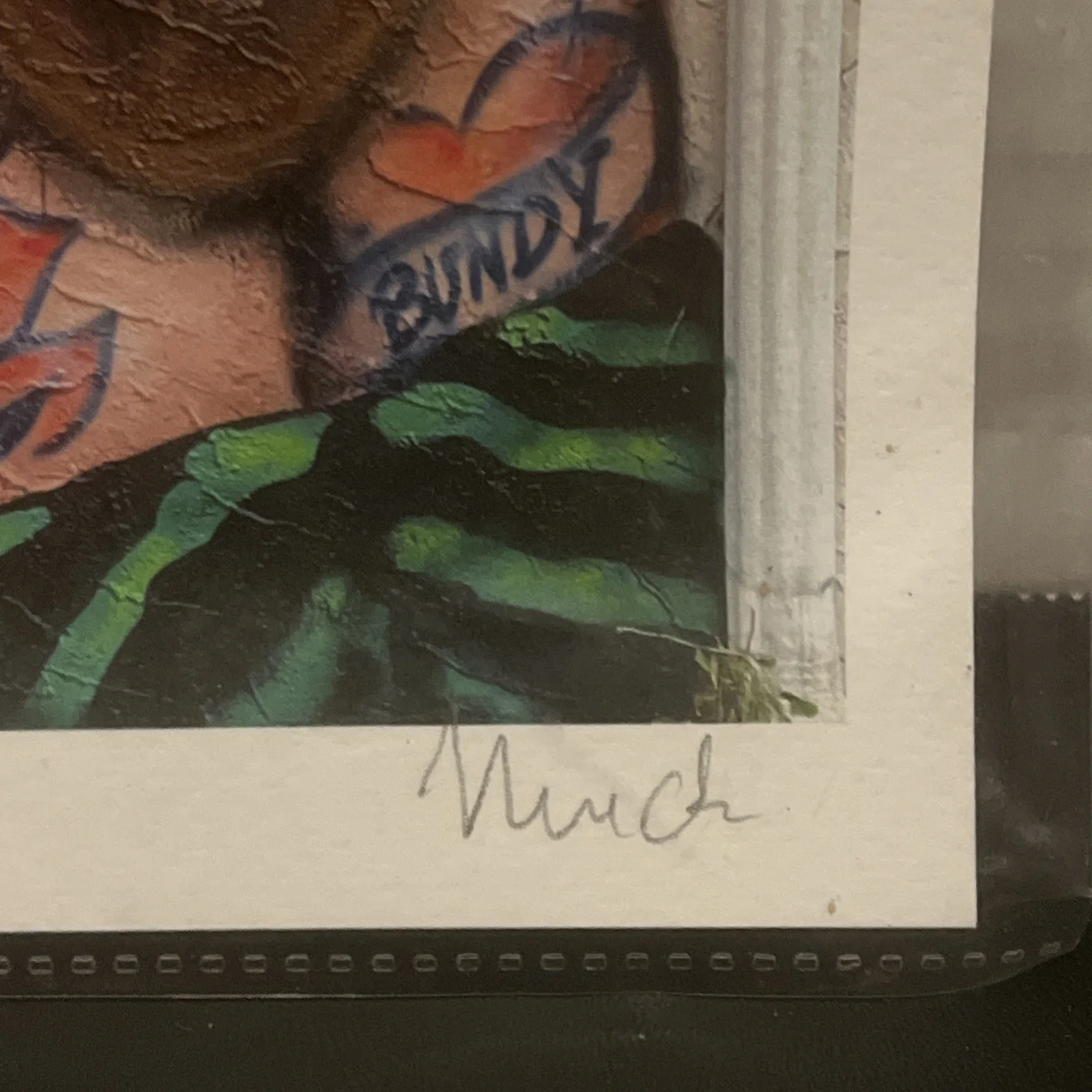 Jules Muck — Peg Bundy Tattoo Art 8 X 10 Picture. Married With Children SIGNED Jules Muck., image 3