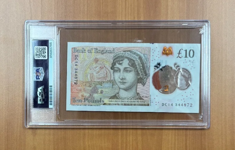 Central Cee Signed Autographed 10 Pound Note PSA/DNA COA Currency "Live Yours", image 2