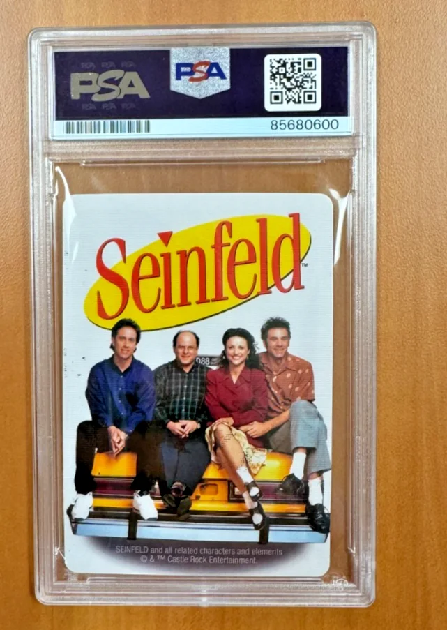Michael Richards — Michael Richards Signed Autographed Seinfeld Playing Card 2 Clubs PSA/DNA COA, image 2