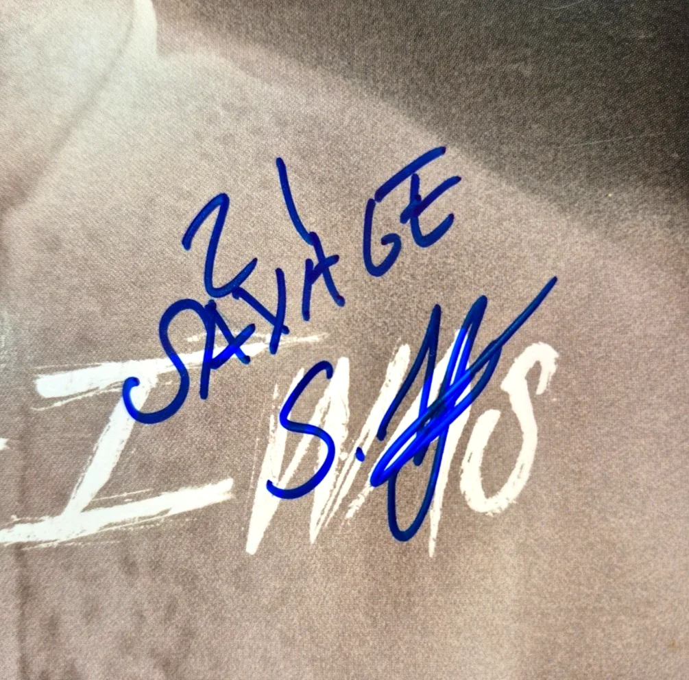 21 SAVAGE SIGNED AUTOGRAPH I AM I WAS ALBUM VINYL HER LOSS BANK ACCOUNT PSA COA, изображение 3