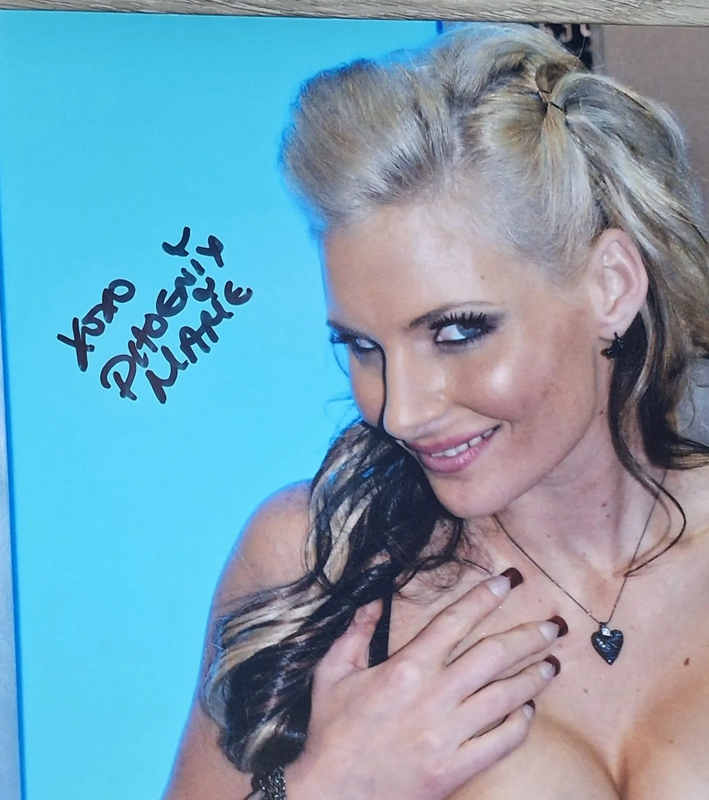 Phoenix Marie Signed 8x12" Original PHOTO #1 - Full Frontal, image 2