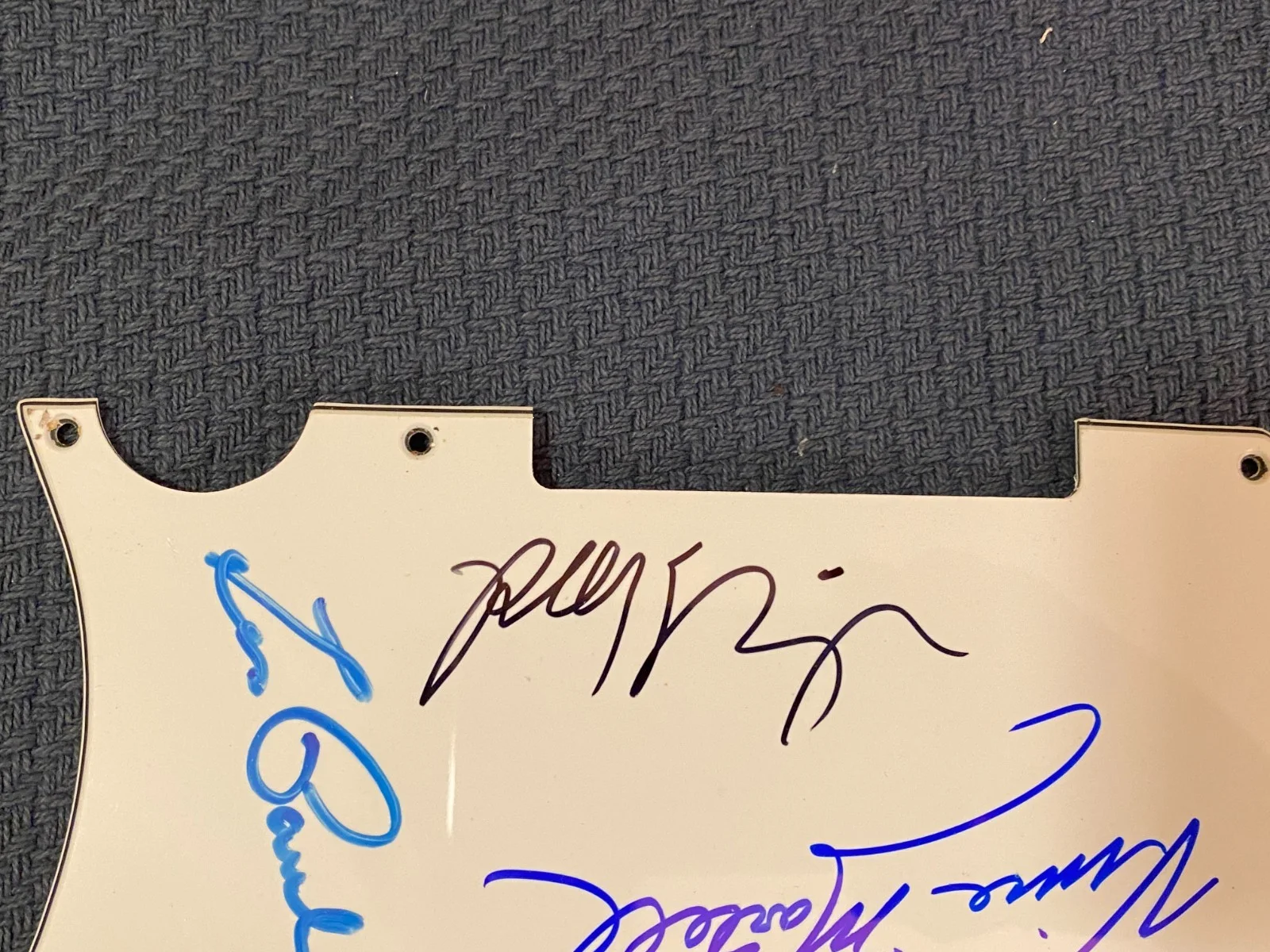 Les Paul Robby Krieger Doors 3x Autograph Auto Signed Guitar Pickguard PSA, image 4