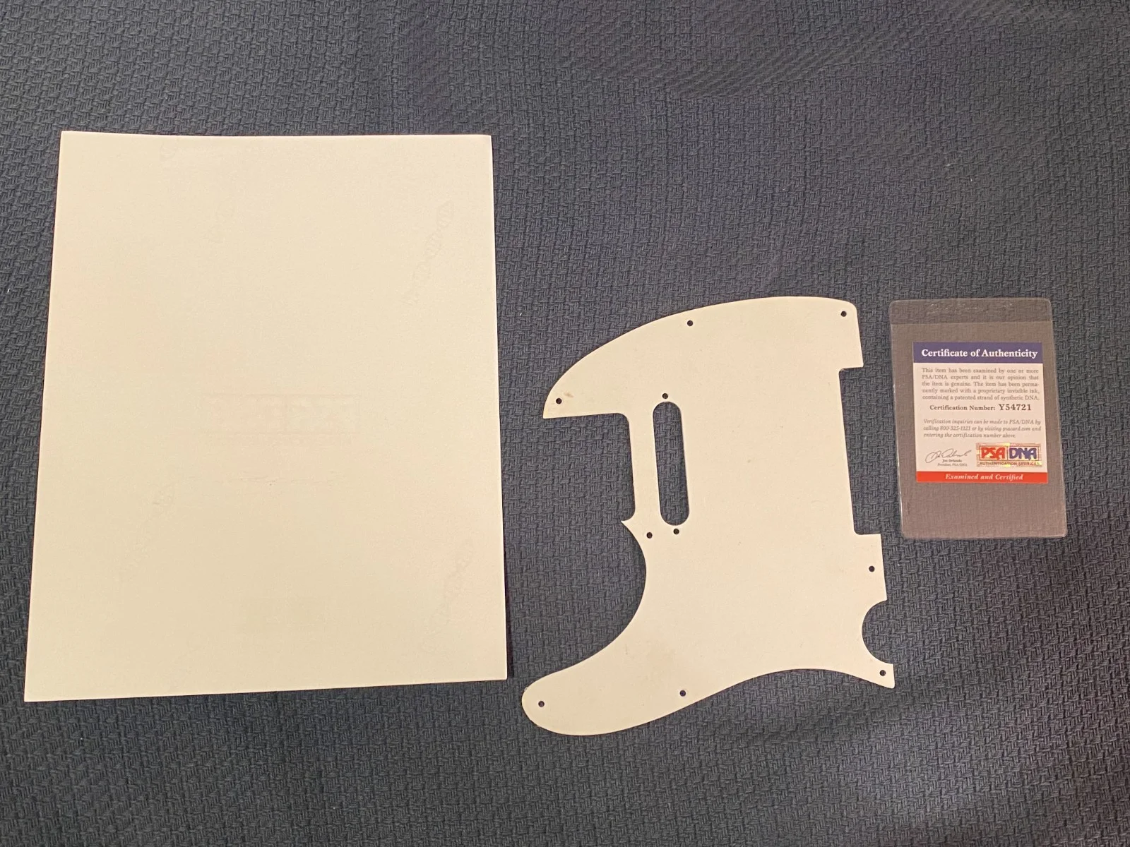 Les Paul Robby Krieger Doors 3x Autograph Auto Signed Guitar Pickguard PSA, image 5