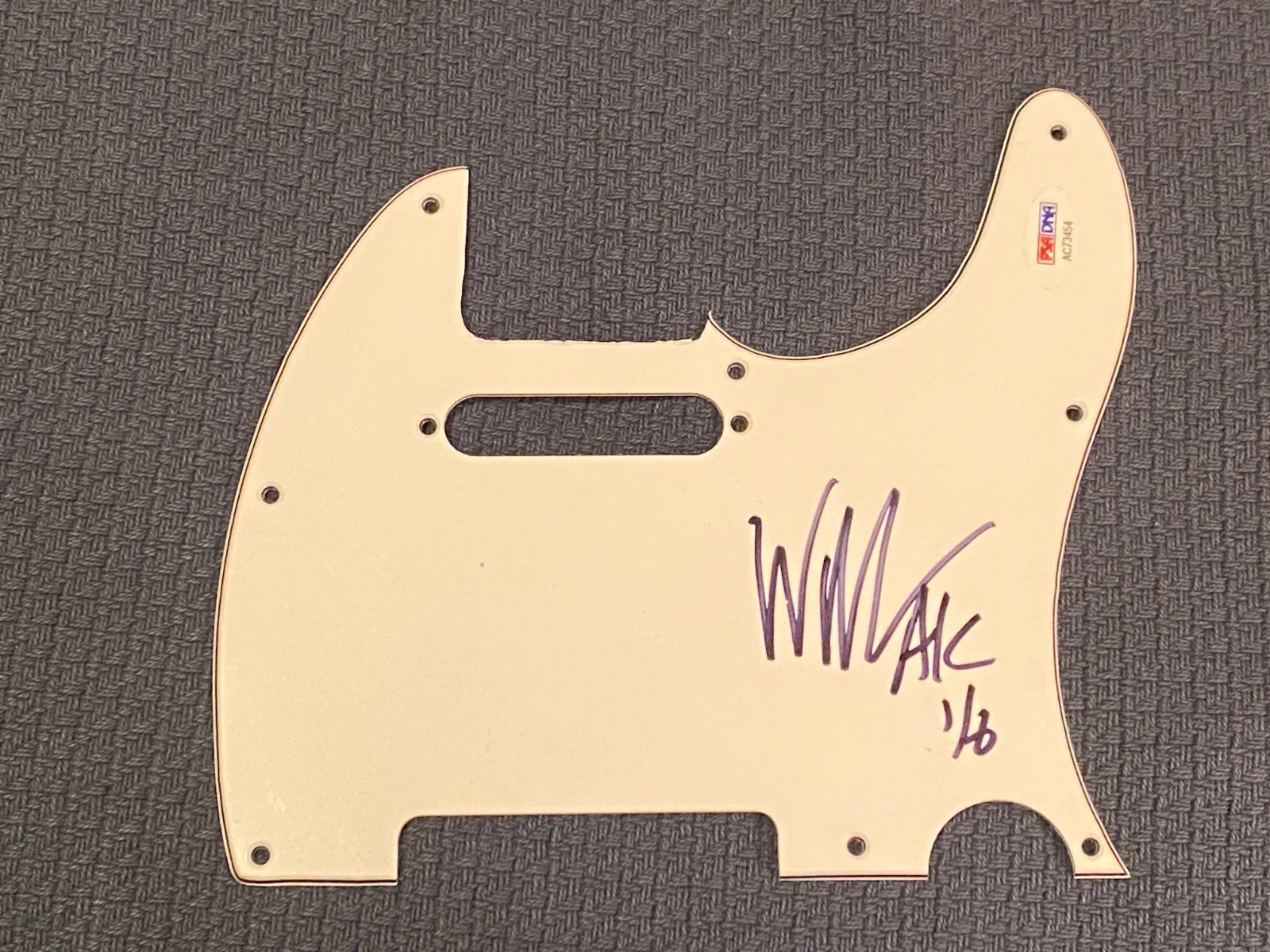 William Duvall Alice In Chains Autographed Auto Signed Guitar Pickguard Rock, image 3