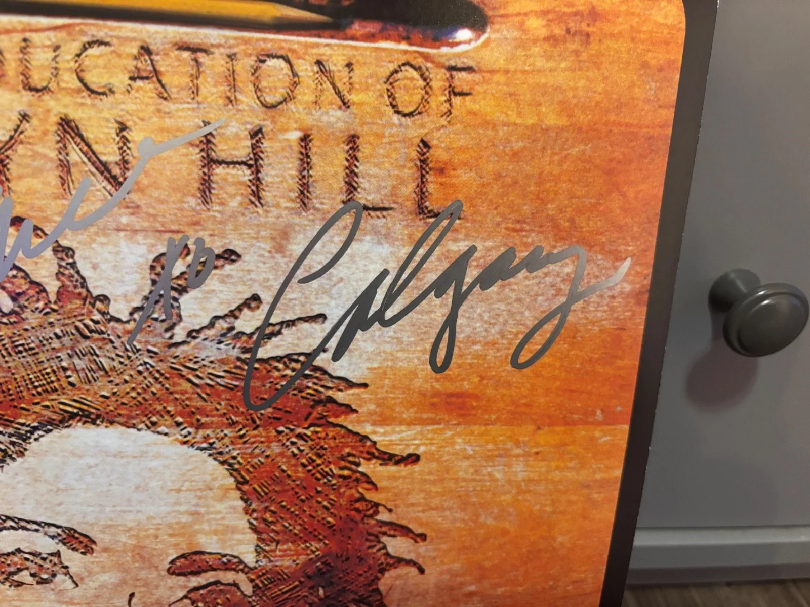 LAURYN HILL SIGNED AUTOGRAPHED LP VINYL RARE MISEDUCATION THE FUGEES IN PERSON, изображение 3