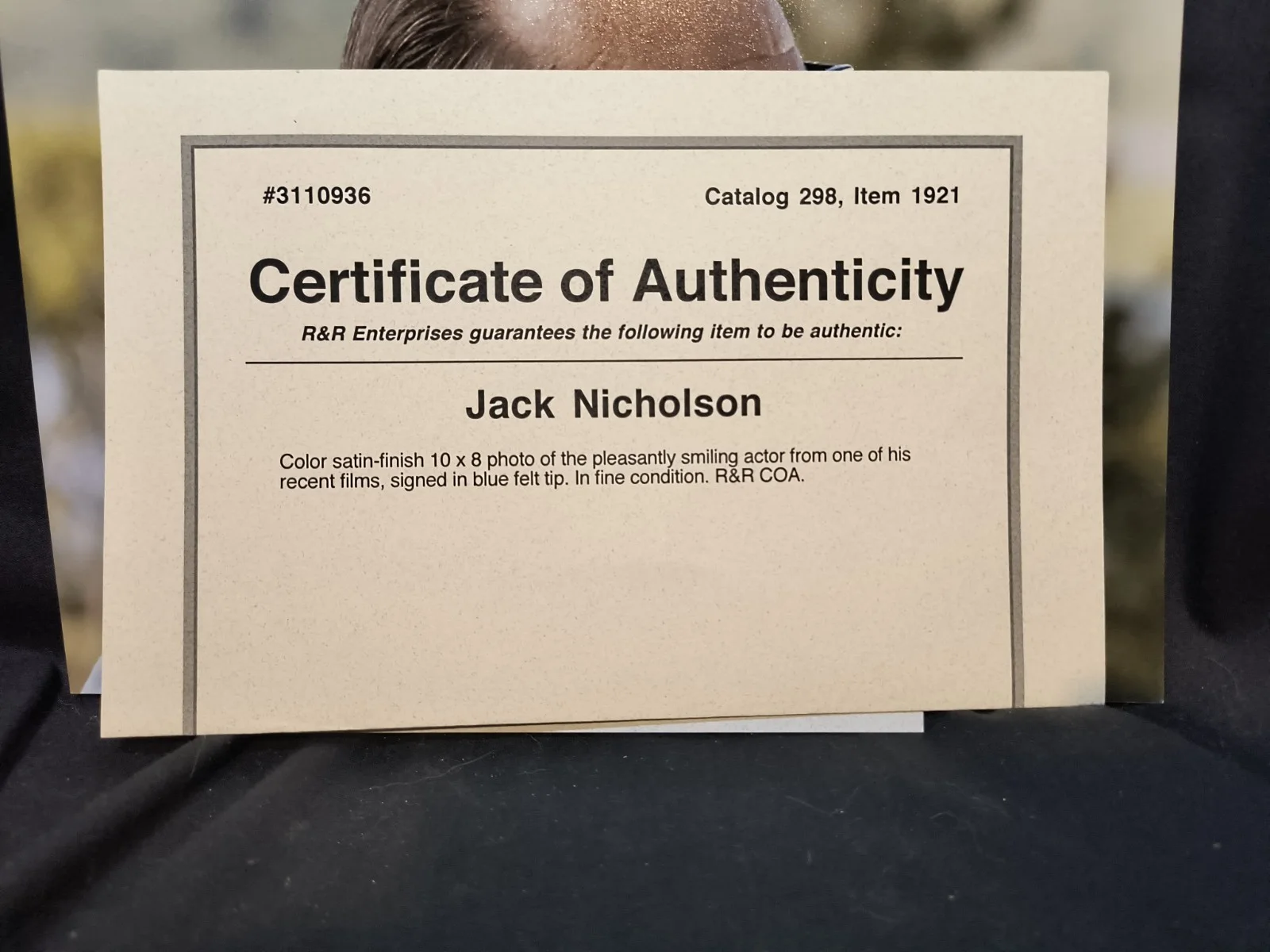 Jack Nicholson — Jack Nicholson Signed 8x10 W/COA Somethings Gotta Give Actor Movie Star, изображение 3
