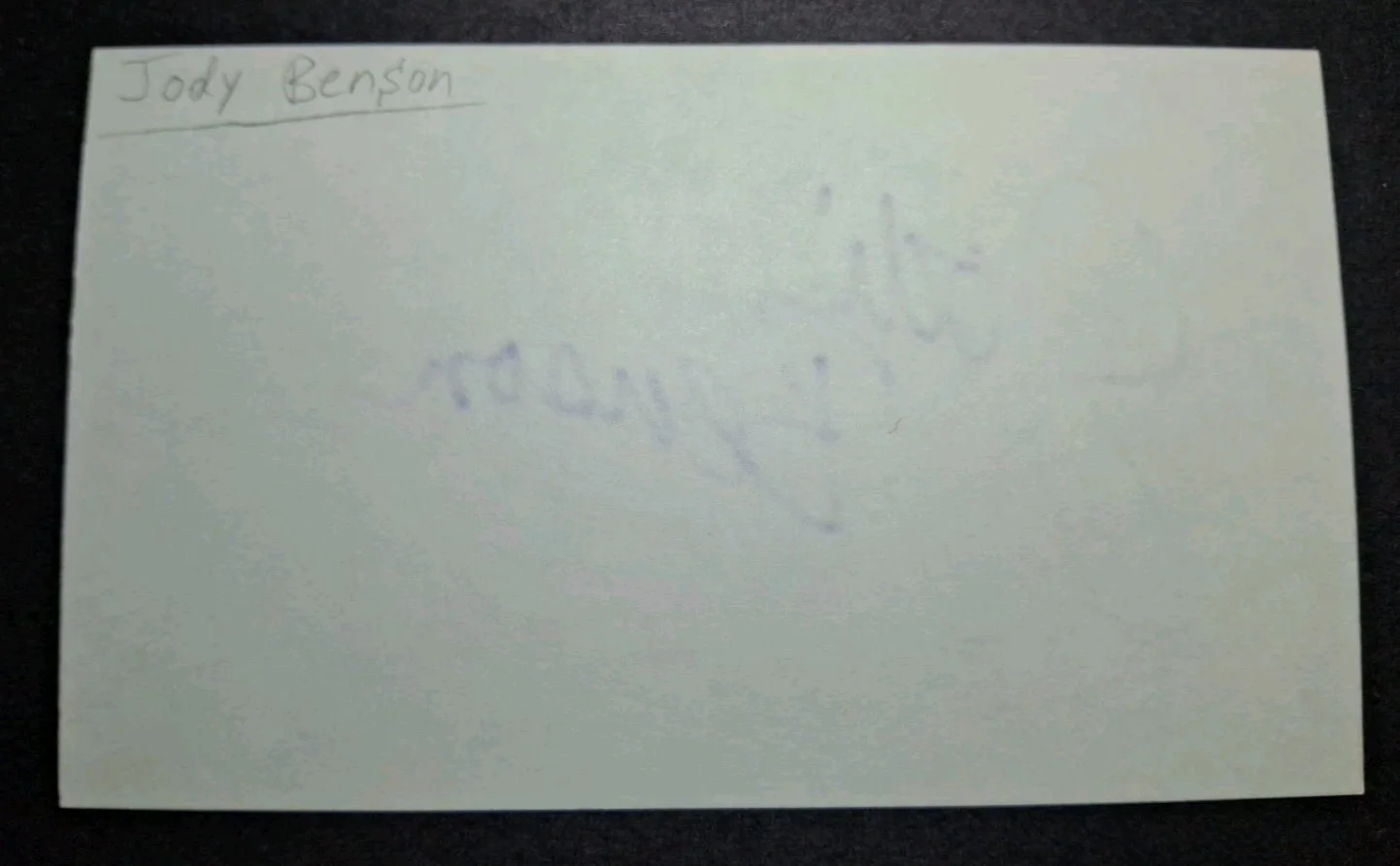 Jodi Benson — JODI BENSON - DISNEY THE LITTLE MERMAID "ARIEL" - SIGNED 3x5 Index Card, изображение 2