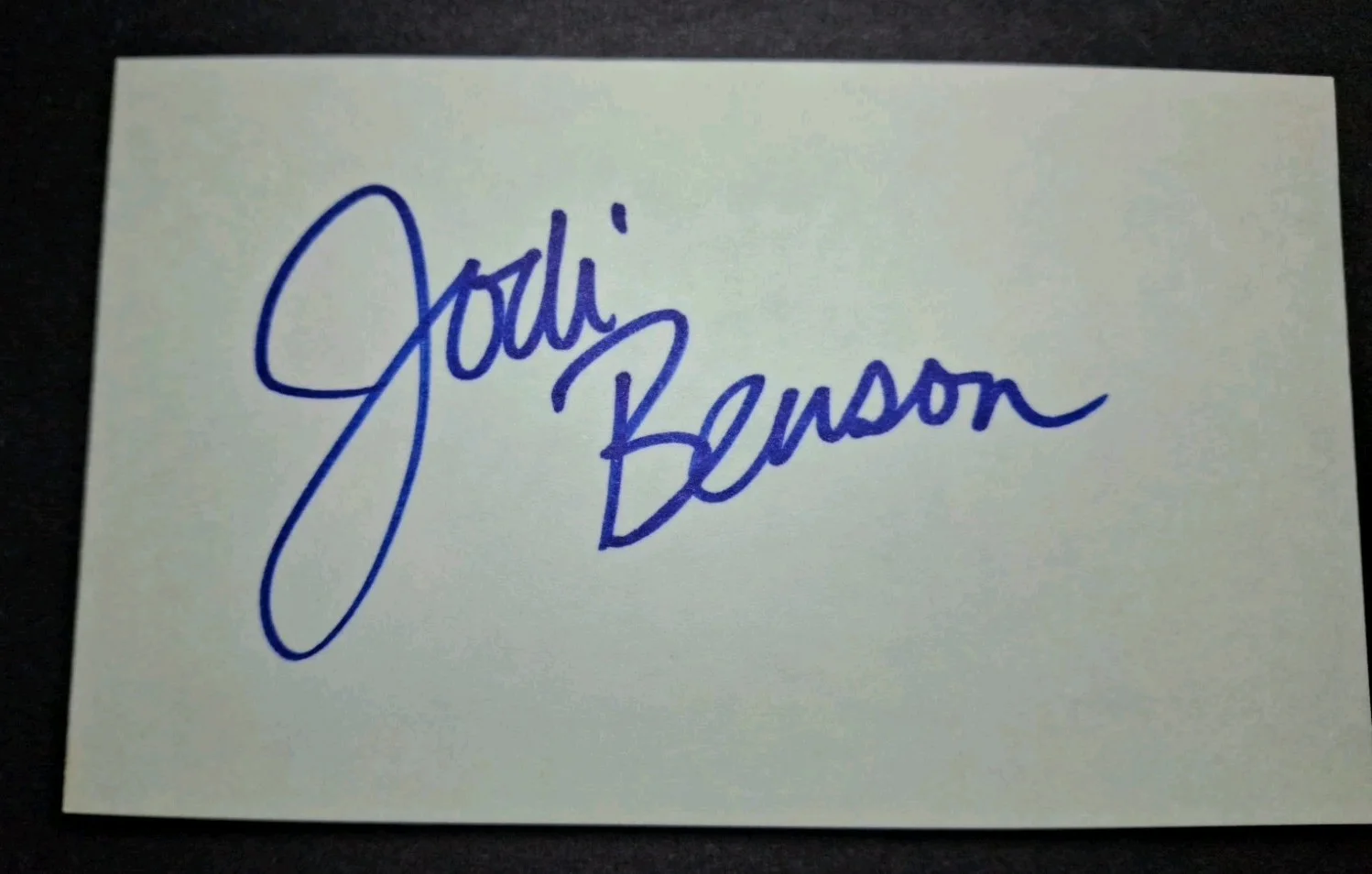 Jodi Benson — JODI BENSON - DISNEY THE LITTLE MERMAID "ARIEL" - SIGNED 3x5 Index Card, изображение 3