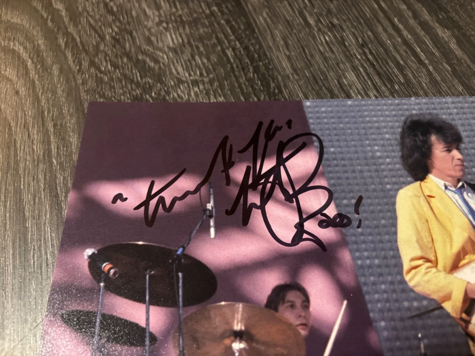 CHARLIE WATTS SIGNED AUTOGRAPHED 8X10 PHOTO THE ROLLING STONES RARE RIP DRUMS 7, image 2