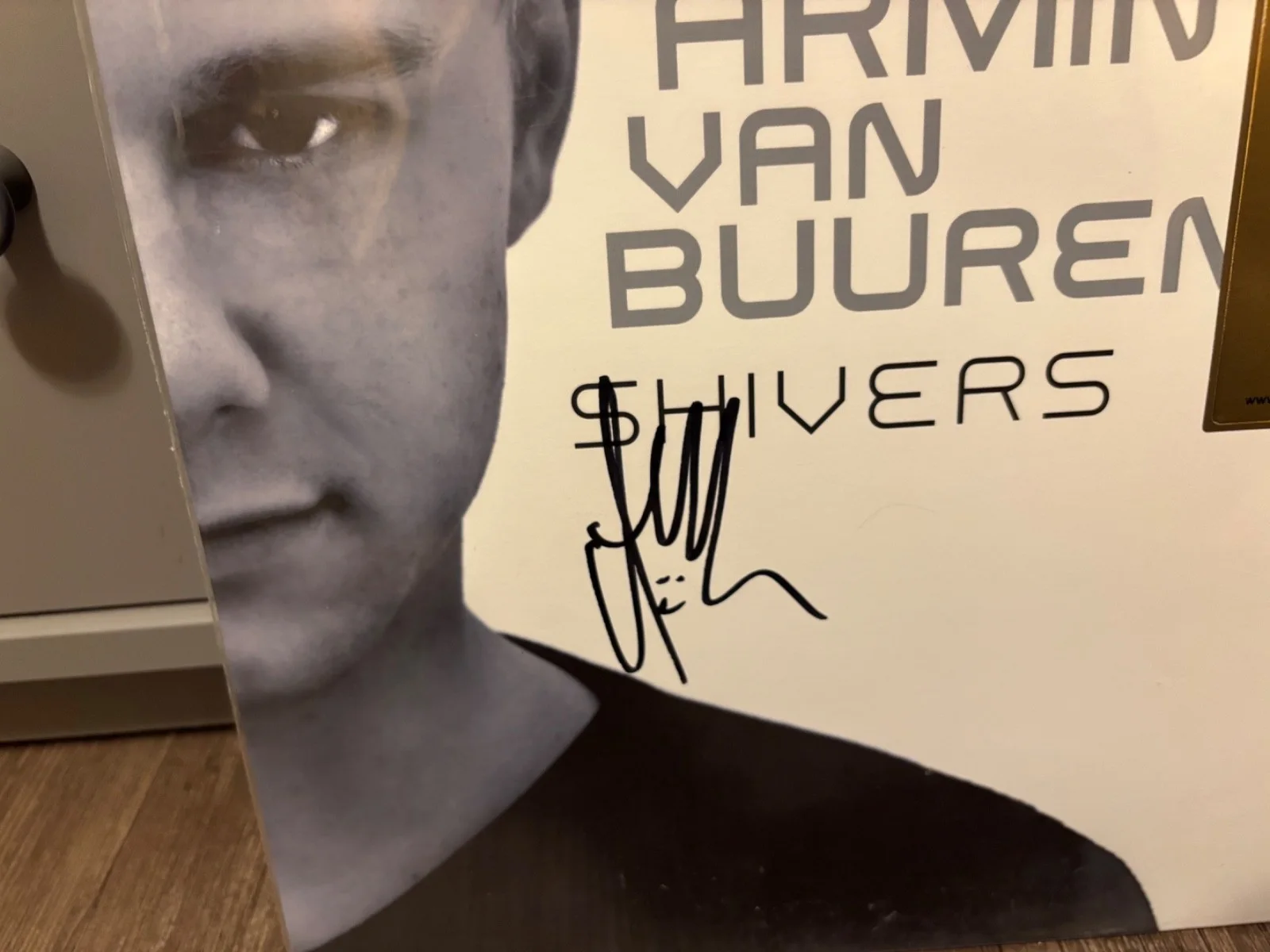 ARMIN VAN BUUREN SIGNED AUTOGRAPHED SHIVERS LP VINYL RARE DJ TRANCE MUSIC ON, изображение 2