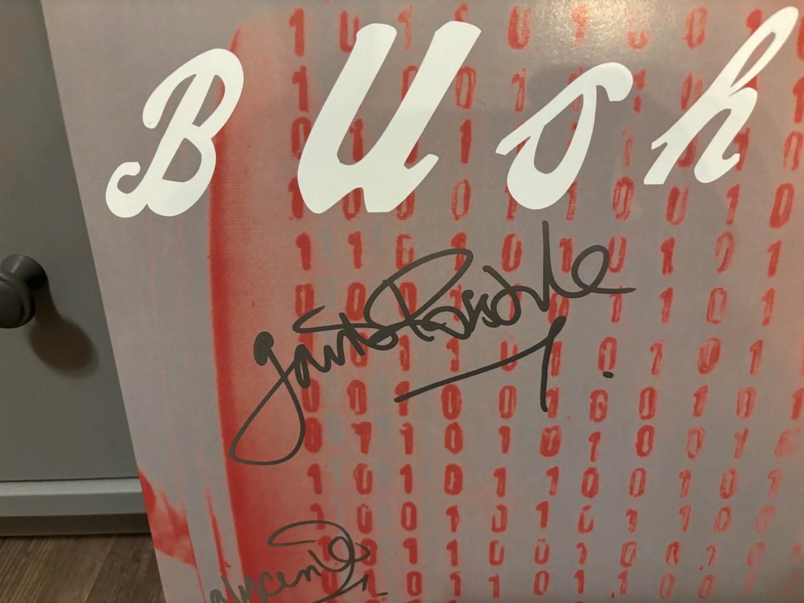 GAVIN ROSSDALE SIGNED AUTOGRAPHED LP VINYL SISTEEN STONE "GLYCERINE" BUSH, изображение 2