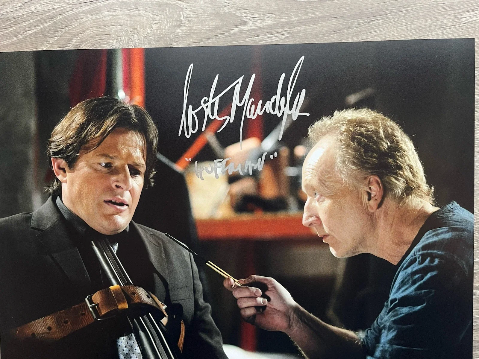 Costas Mandylor — Costas Mandylor Signed Saw 11x14 Photo JSA COA Detective Hoffman Jigsaw Horror, image 3