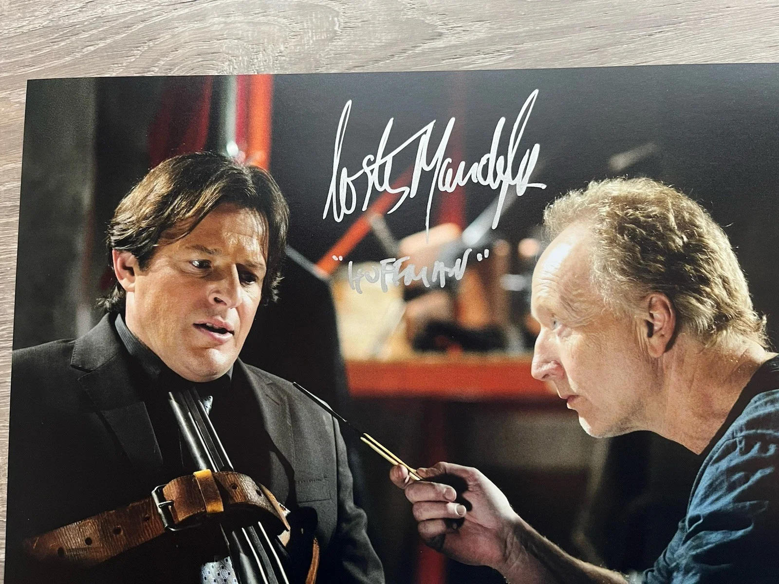 Costas Mandylor — Costas Mandylor Signed Saw 11x14 Photo JSA COA Detective Hoffman Jigsaw Horror, image 5