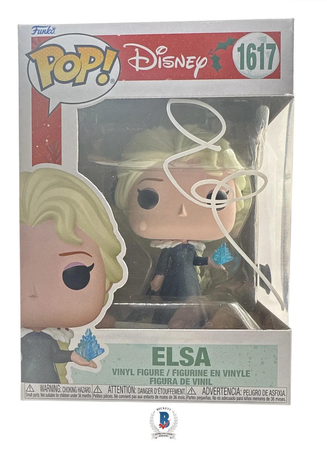 Idina Menzel — Idina Menzel Autograph Signed Frozen Elsa Funko Pop with Beckett COA