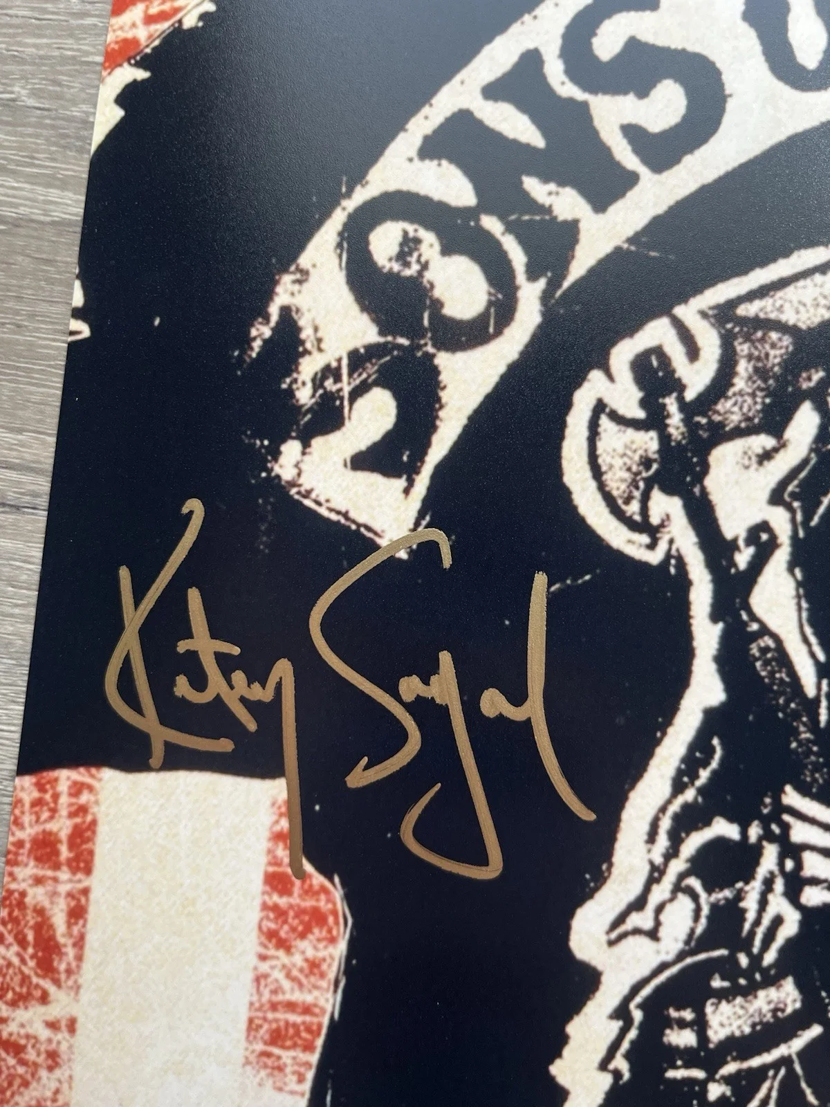 Katey Sagal — Katey Sagal Signed Gemma 11x17 Photo JSA COA Sons Of Anarchy SOA, изображение 3