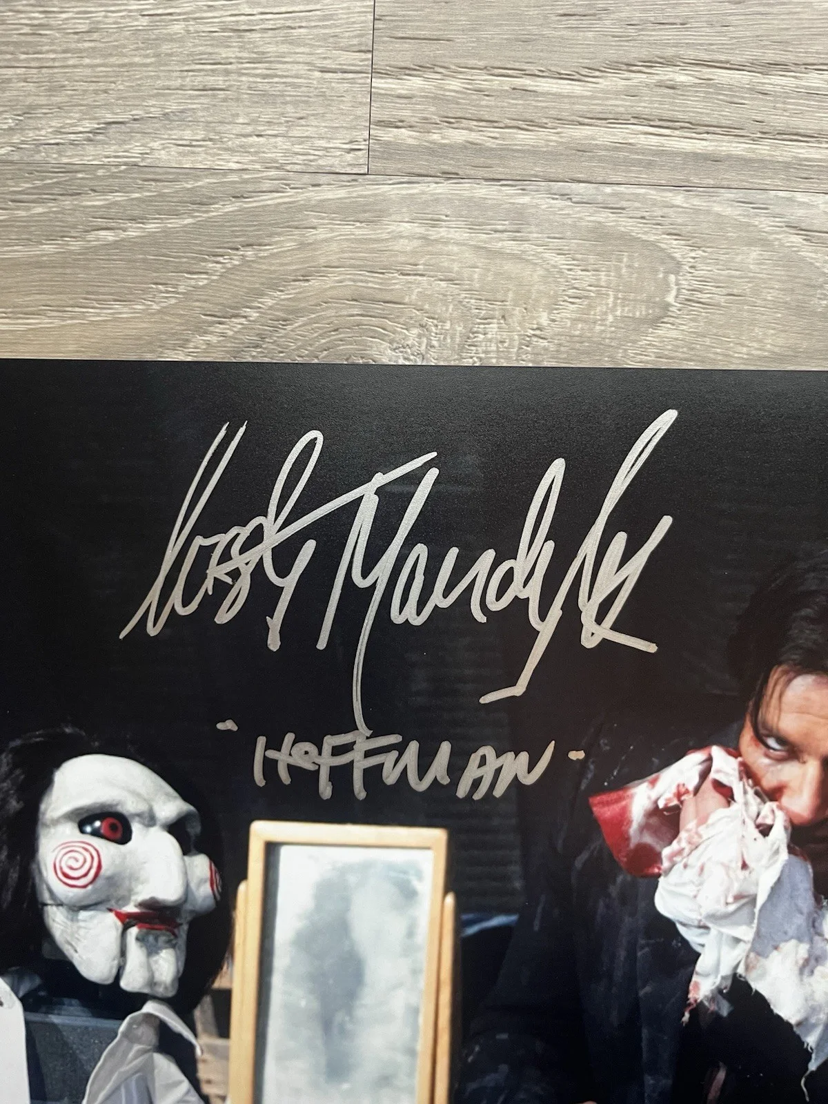 Costas Mandylor — Costas Mandylor Signed Saw 11x14 Photo JSA COA Detective Hoffman Jigsaw Horror, image 4