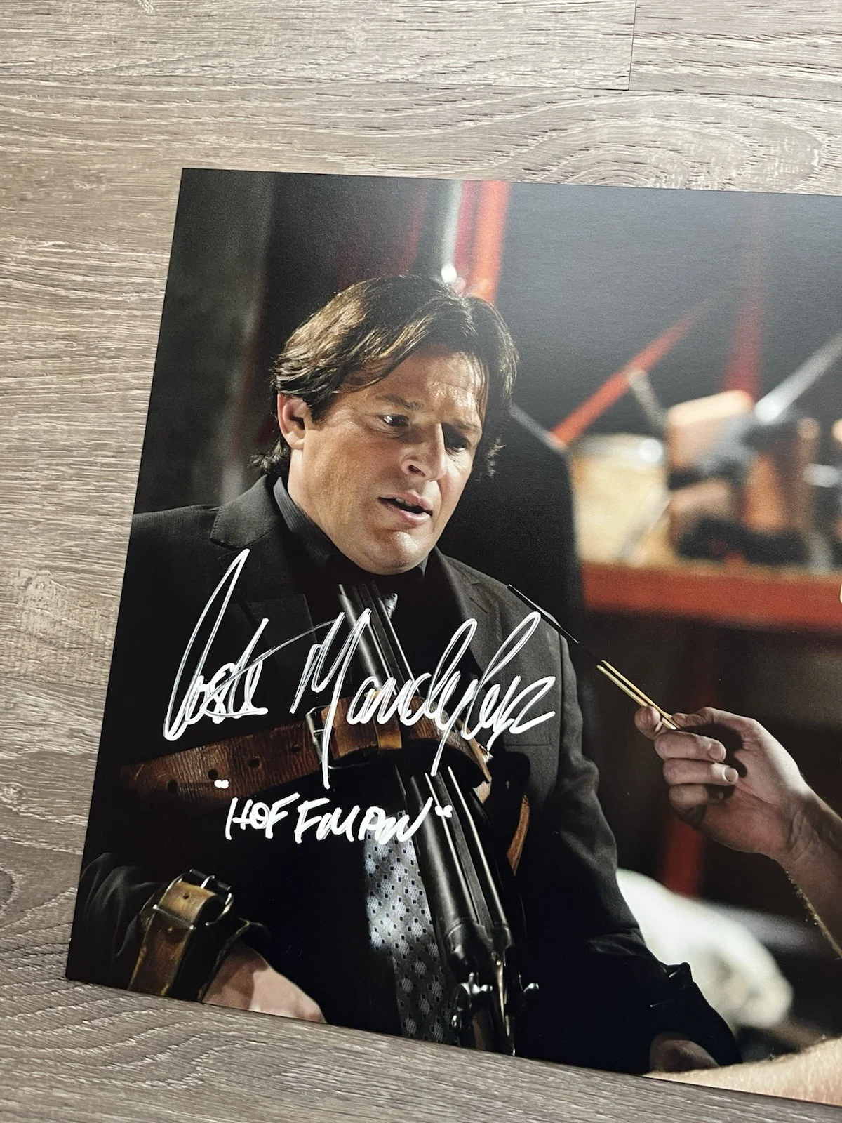 Costas Mandylor — Costas Mandylor Signed Saw 11x14 Photo JSA COA Detective Hoffman Jigsaw Horror, image 5