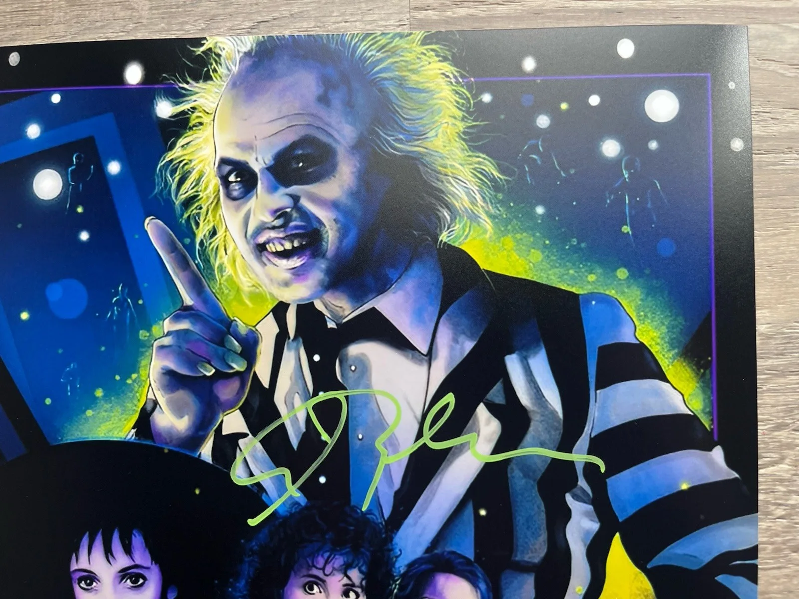 Alec Baldwin — Alec Baldwin Signed Beetlejuice 11x17 Photo JSA COA Adam Maitland Horror Auto, изображение 4