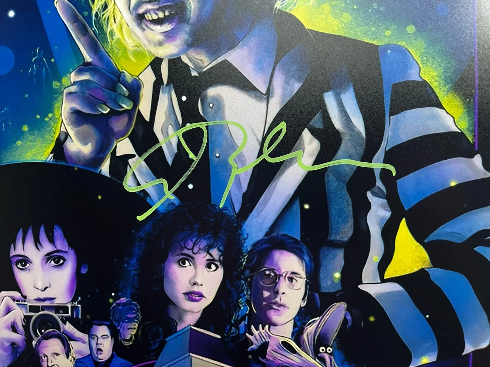 Alec Baldwin — Alec Baldwin Signed Beetlejuice 11x17 Photo JSA COA Adam Maitland Horror Auto, изображение 5
