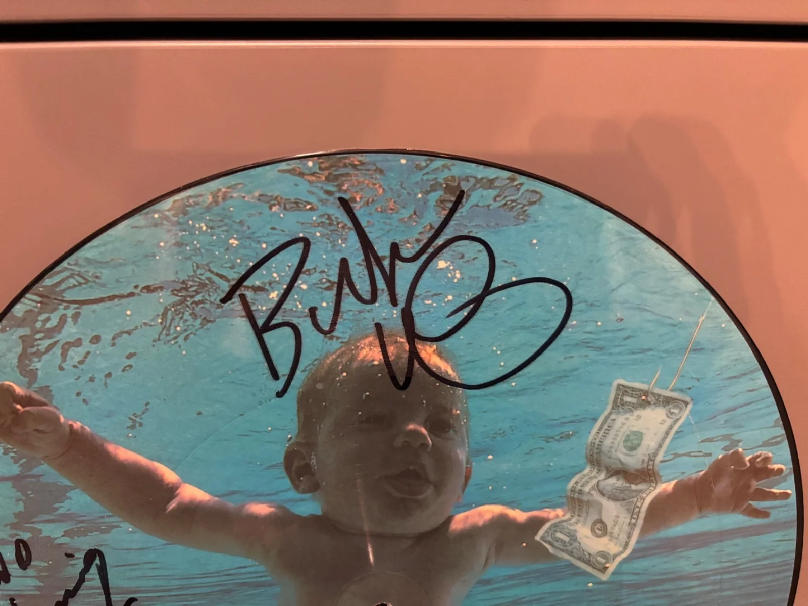 NIRVANA SIGNED AUTOGRAPHED LP VINYL PIC DISC SMELLS TEEN X3 KRIST CHAD BUTCH, image 3