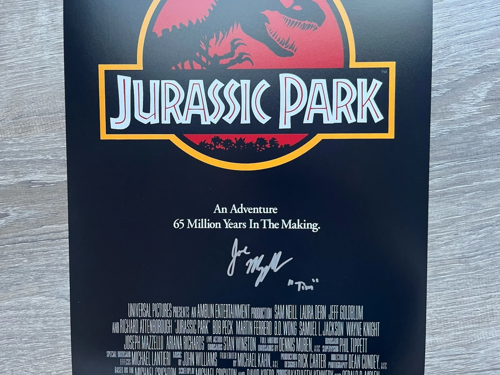 Joseph Mazzello — Joseph Mazzello Signed Jurassic Park 11x17 Photo Beckett COA Tim Murphy, image 3