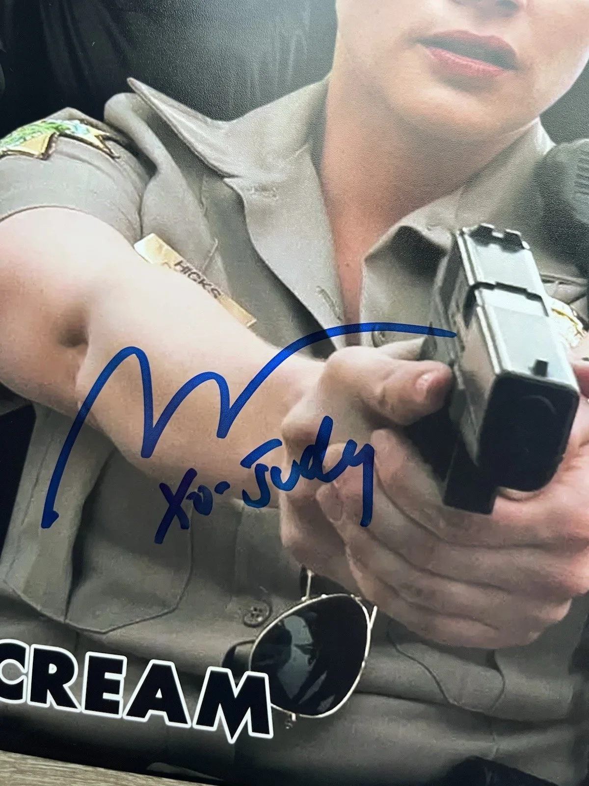 Marley Shelton — Marley Shelton Signed Scream 8x10 Photo JSA COA Deputy Judy Hicks Ghostface, image 4