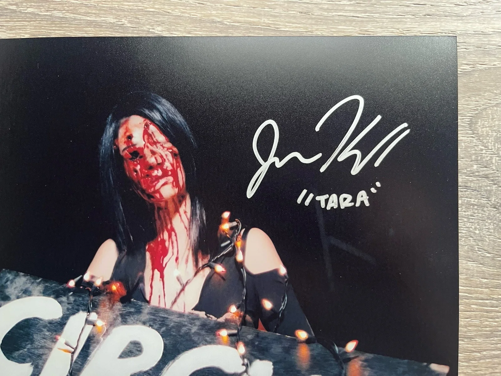 Jenna Kanell — Jenna Kanell Signed Terrifier 8x10 Photo JSA COA Tara Art The Clown Horror Auto, изображение 3
