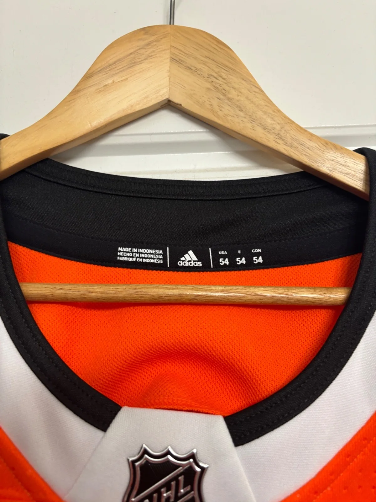 MATVEI MICHKOV SIGNED AUTOGRAPHED PHILADELPHIA FLYERS ADIDAS JERSEY RARE FULL!, image 4