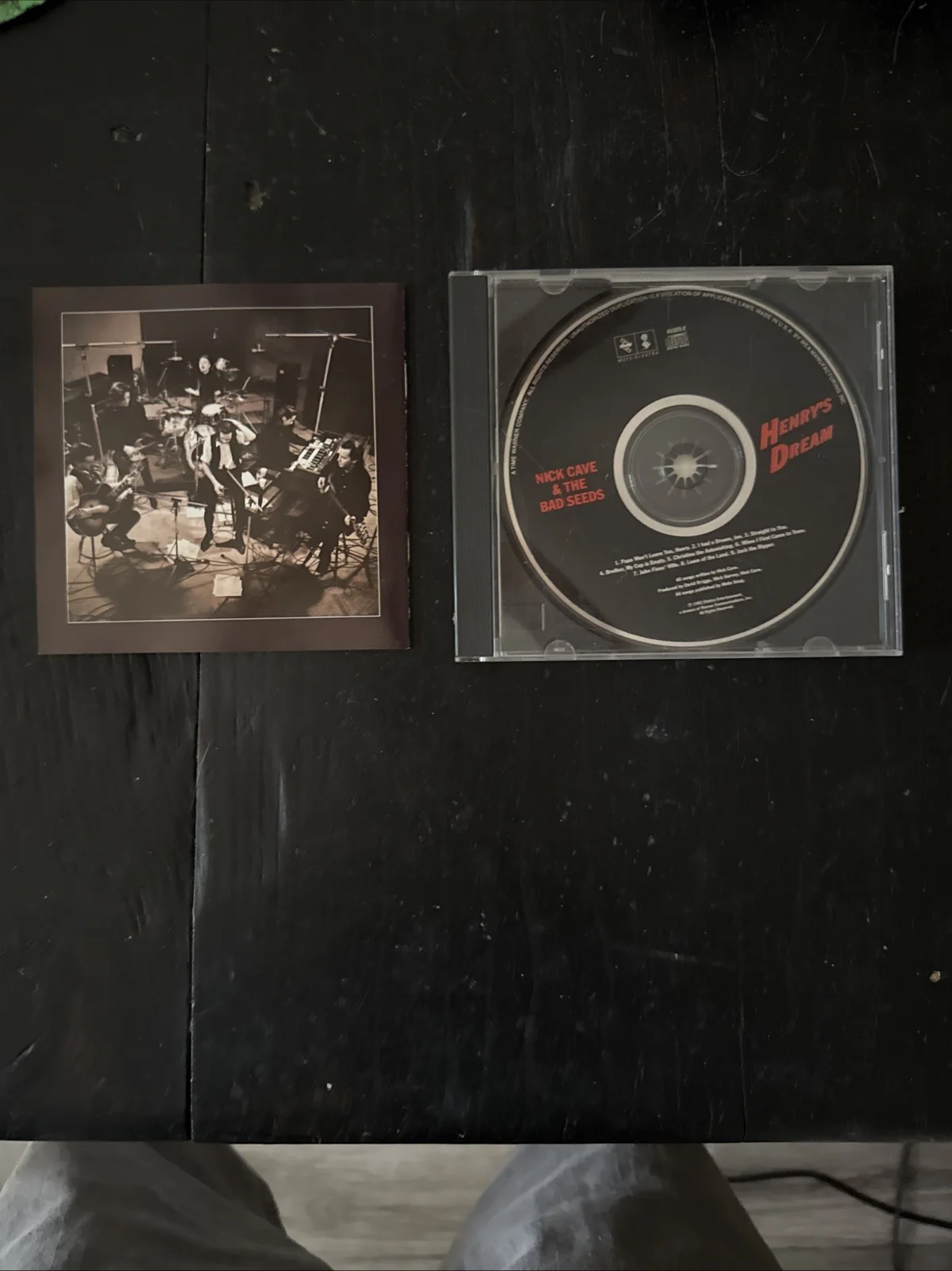 Signed Nick Cave Henry’s Dream CD Rare Vintage Collectible, image 2