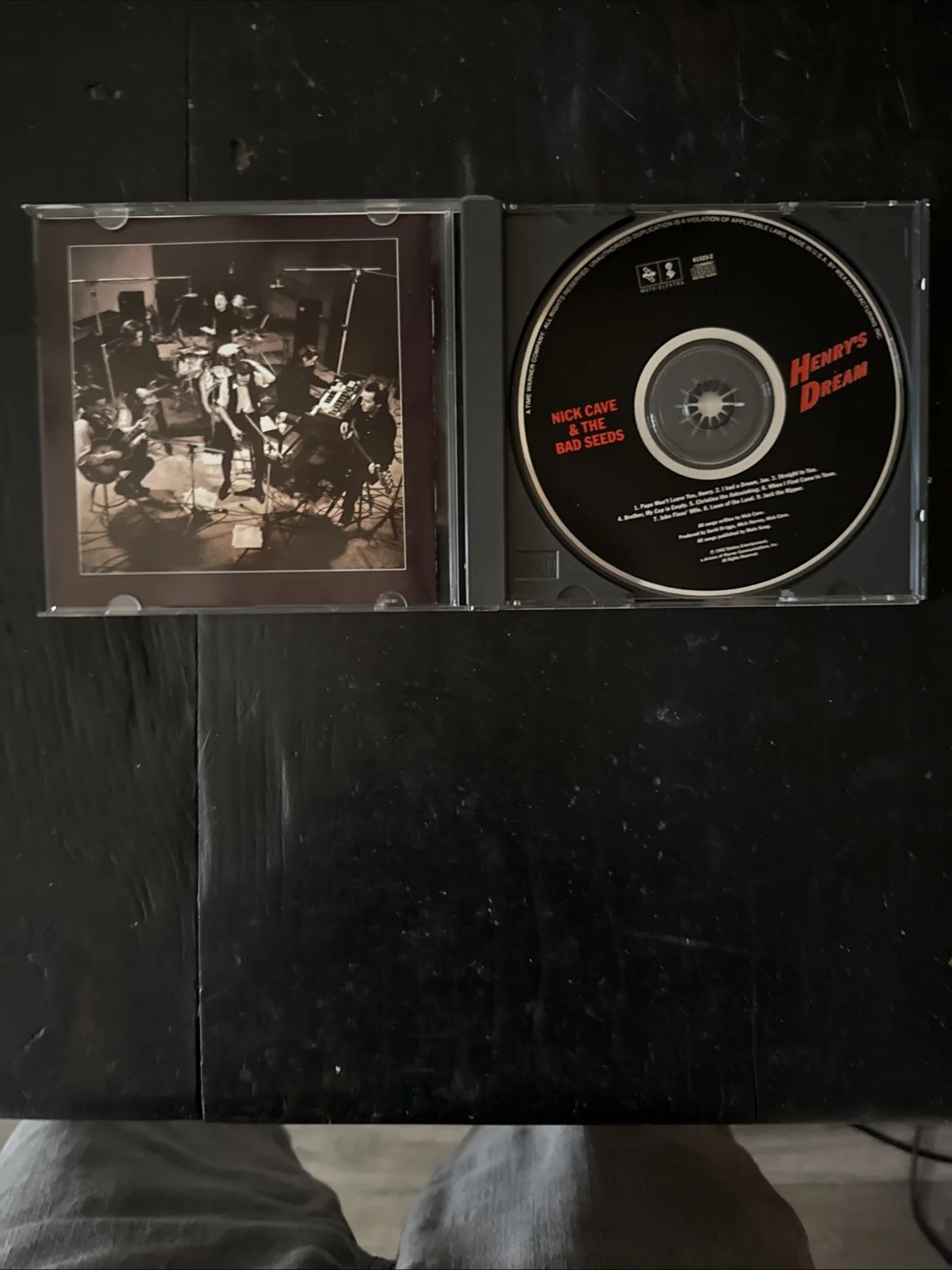 Signed Nick Cave Henry’s Dream CD Rare Vintage Collectible, image 3