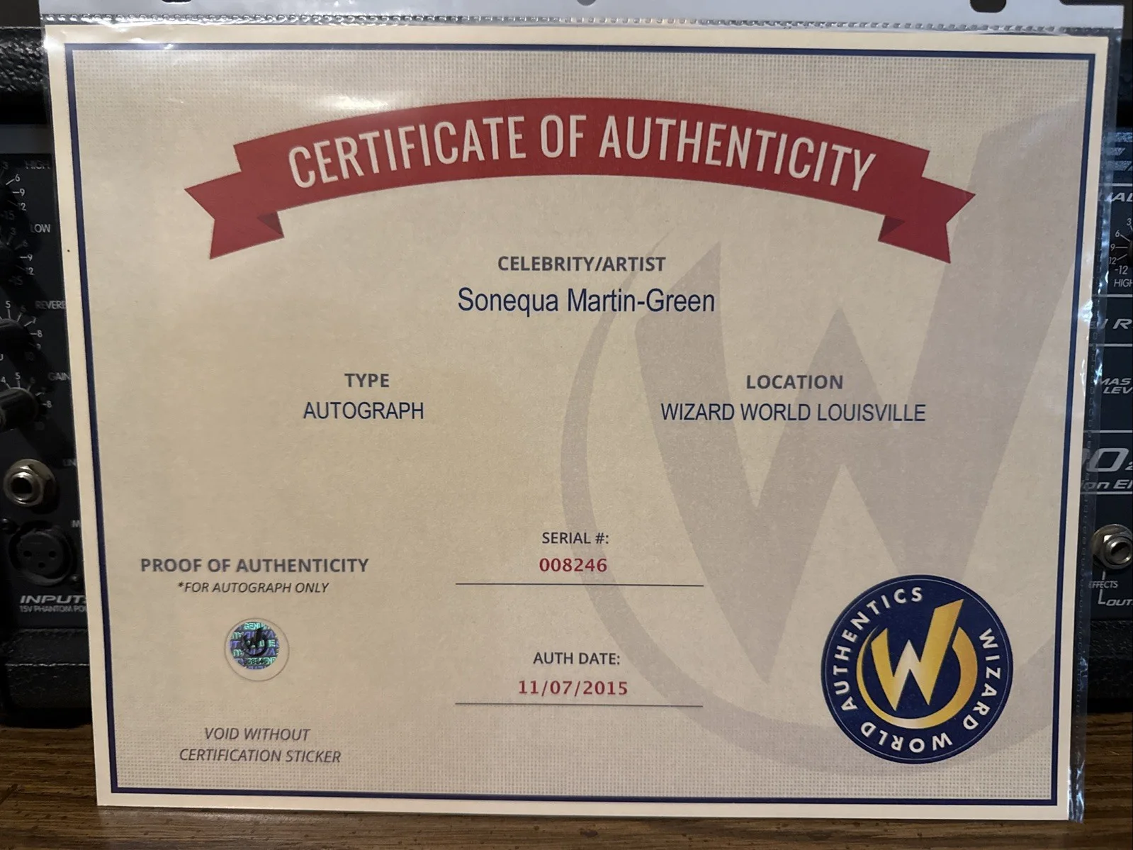 Sonequa Martin-Green — Sonequa Martin-Green Walking Dead Star Trek Signed 'Sasha' 8x10 Photo WW COA, изображение 4