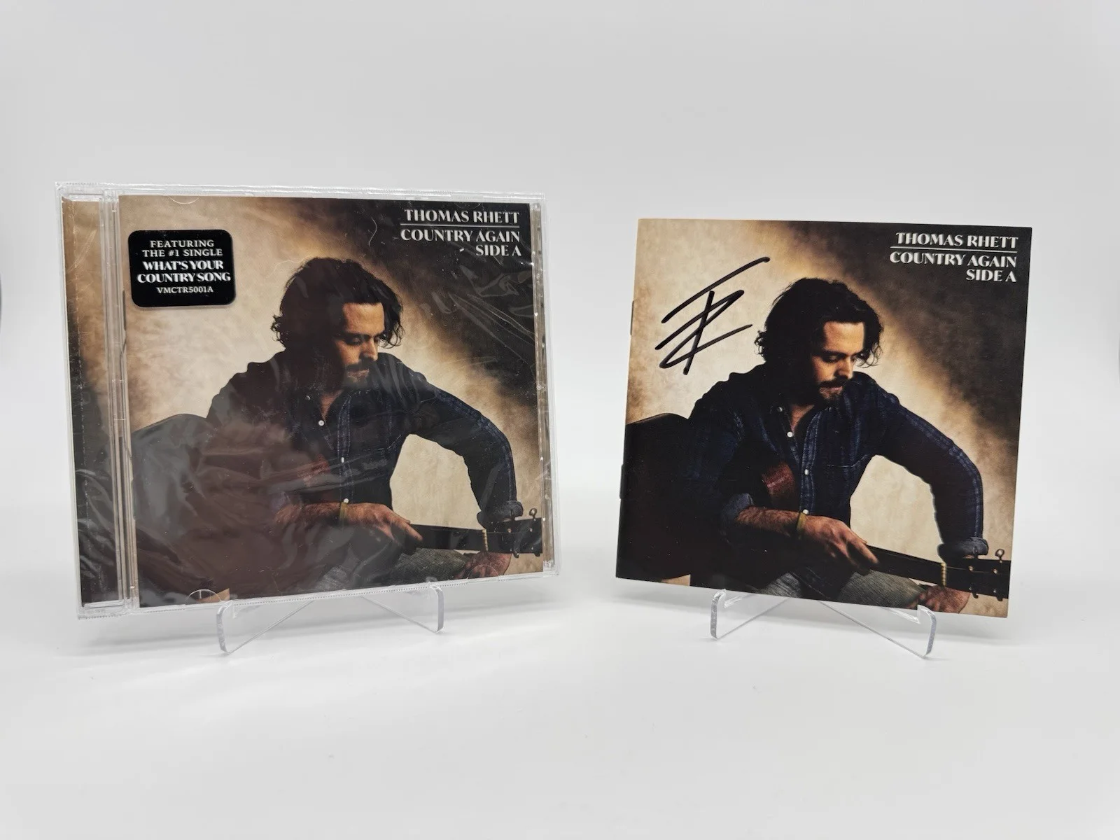 Thomas Rhett CD Country Again Side A Signed Autographed CD & Booklet, image 2