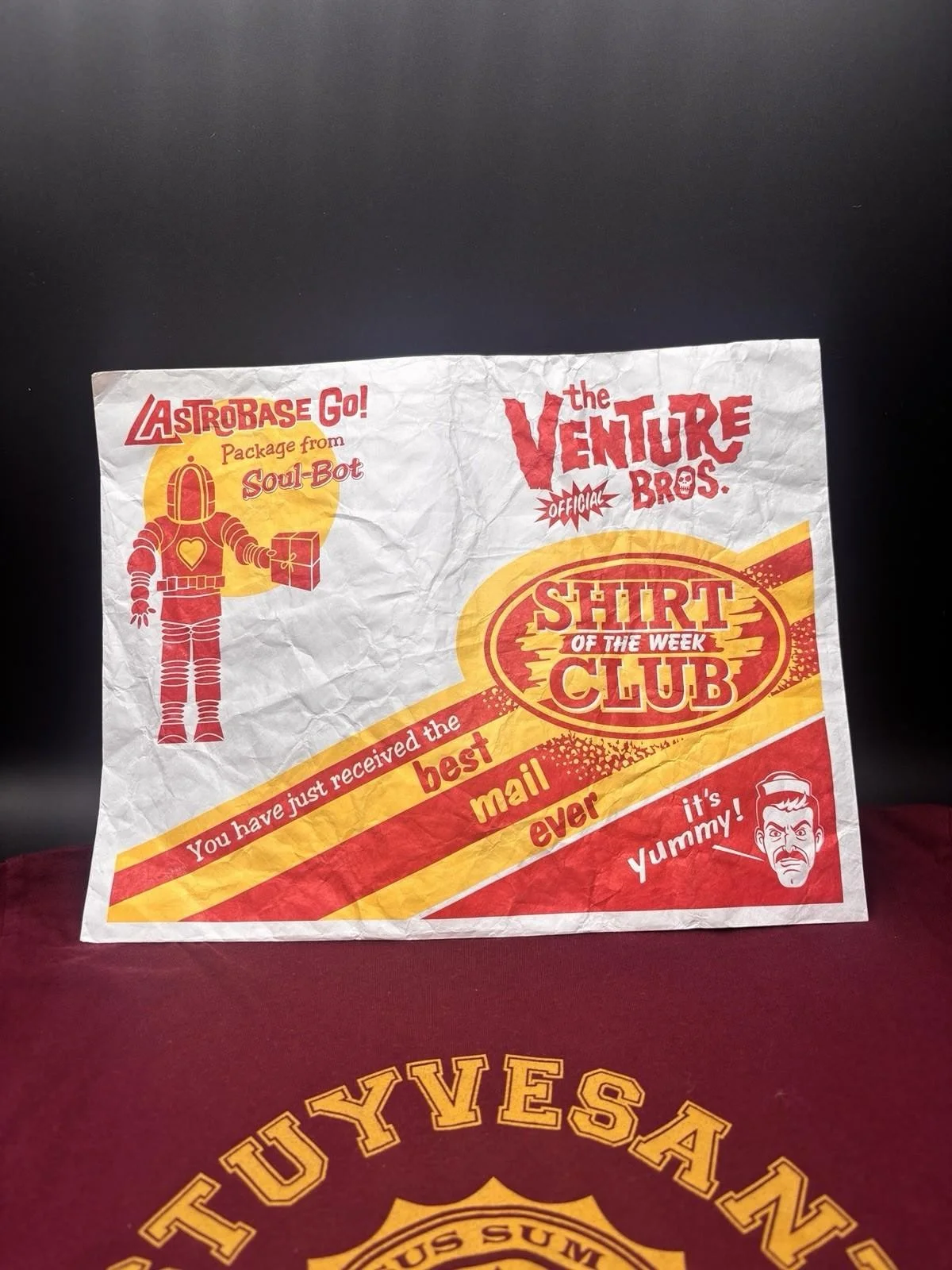 Venture Bros T Shirt Club 2016 No.3 Stuyvesant University. Size M., изображение 2