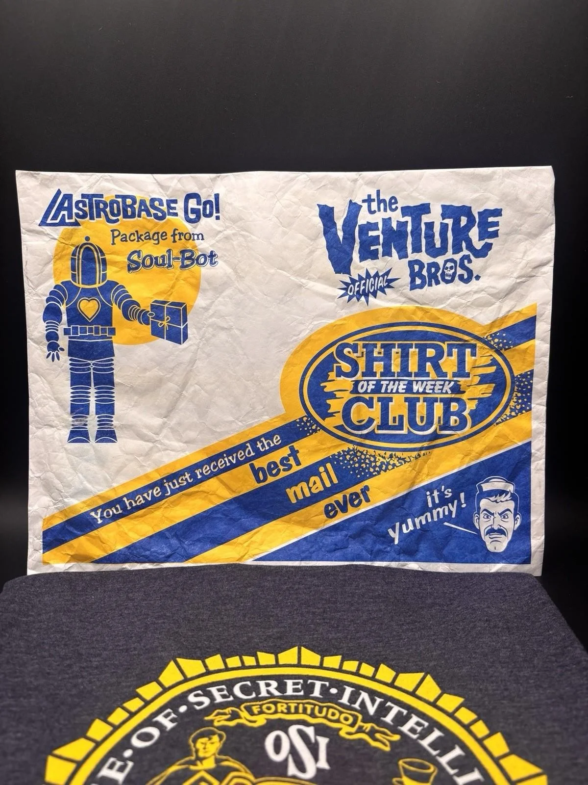 Venture Bros T Shirt Club 2018 No.5 OSI Aggression Envoy. Size L., image 2
