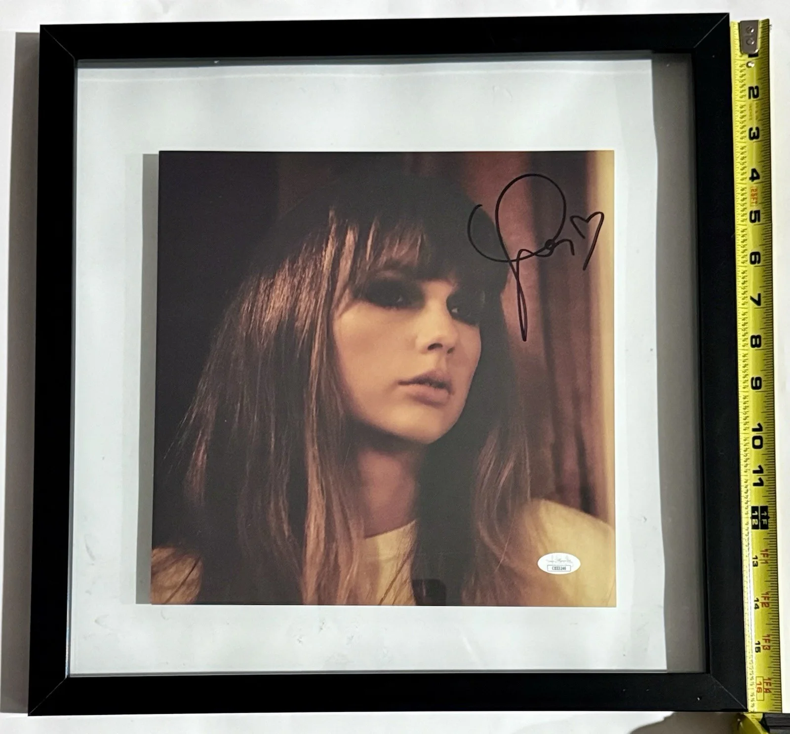 Taylor Swift Signed Midnights Jade Vinyl Insert JSA COA Autographed 10x10 Photo, изображение 2