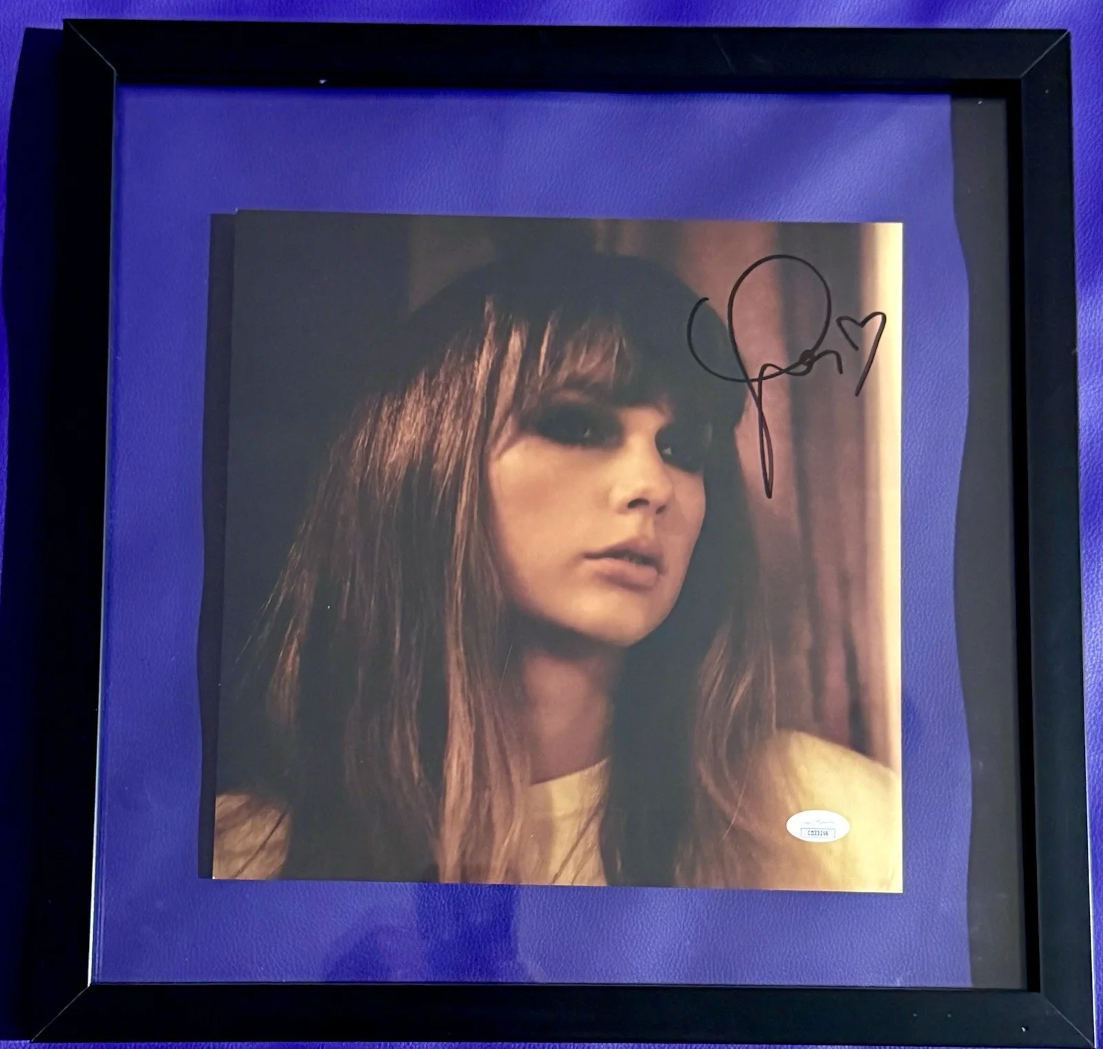 Taylor Swift Signed Midnights Jade Vinyl Insert JSA COA Autographed 10x10 Photo, изображение 3